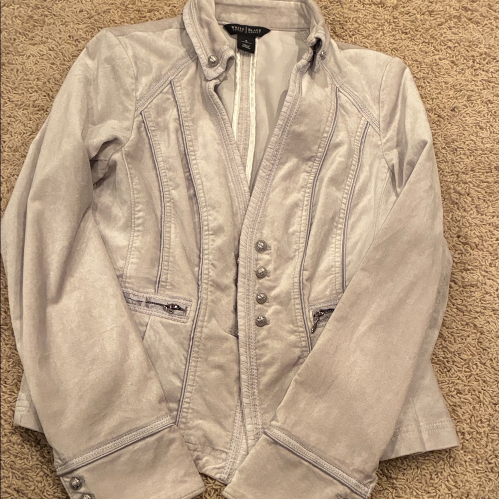 White House Black Market Gray Women's Jacket